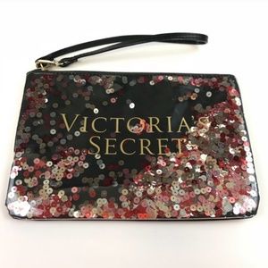 Victoria's Secret Sequin Pouch / Wristlet - NWOT